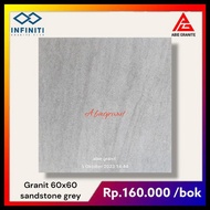Granit Lantai 60X60 Infiniti Sandstone Grey Originalll 100%