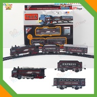 Mainan Kereta Rail King Gerbong Penumpang dan Barang 18 Pcs - 13 pcs Classic Train Track