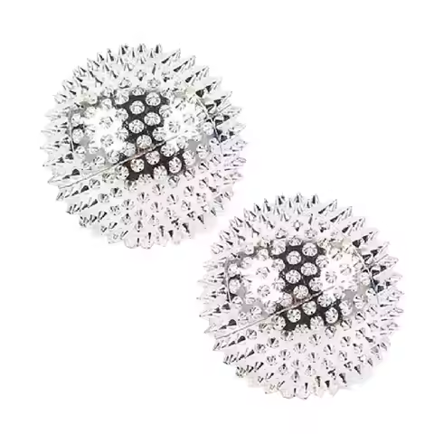 2pcs Massage Ball with needles-Acupressure Active Massager Spiky Hard Massaging Tool for Hand Foot A