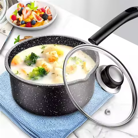 Non Stick Granite Maifan Stone Cookware Ceramic Pot Cooking Saucepan Hotpot Casserole Induction Cook