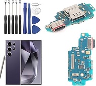 Dock Connector for Samsung Galaxy S24 Ultra 5G S928B Charging Port with Flex Cable Compatible with S