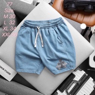 พร้อมส่ง กางเกงขาสั้น Chrome Heart Short Pants กางเกงขาสั้นผู้ชาย ผ้าฟอก ดีเทลงานปักโลโก้ สไตล์สตรีท
