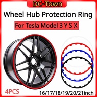 Wheel Hub Protection Ring16/17/18/19/20/21 inch for Tesla Model 3 Y S X Car Rims Ring Protectors Veh