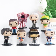 8Pcs/Set Anime Stranger Things POP Series Eleven Jane Hopper Mike Wheeler Steve Harrington Demogorgo