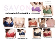 Avon Comfort Underwire Bra - Purple Green Blue Beige Orange Red Black - Size 34B 36B 38B 36C 38C 40C