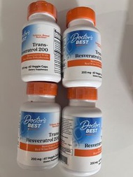 Doctor’s best Trans-Resveratrol 反式白藜蘆醇 200mg 60粒素食膠囊