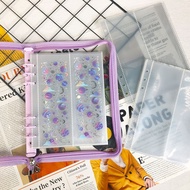 Set of 10 binder sheets A5, A6 1 box, 2 horizontal cells, 2 vertical cells, 3 cells, 4 cells