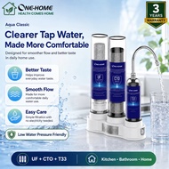 ONEHOME Water Purifier 3 Stage Filtration Water Filter Direct Drink Ceramic Activated Carbon Filter 