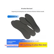 Carbon Board Insole 3K Full Palm Carbon Fiber Insole Basketball Sports Running Shoes Board Insole Ru