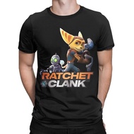 Men  Fashion Ratchet And Clank T Shirt Tee 100% Cotton  T-shirts Clothes