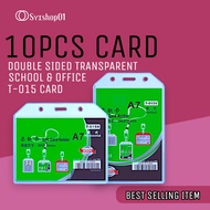 10PCS T-015V ID CARD HOLDER SINGLE Soft Card Holder ID Lace holder