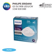 Philips Downlight Emws G3 DL190B LED3 D80 3.5W 865 WH SNI