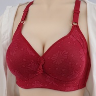 Girls Large Size Underwear Bra Gathered No Steel Ring Anti-Sagging Thin Style Top-Up Retractable