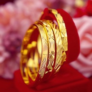 Vòng đeo tay - Lắc đeo tay nữ hoa văn bông lúa C12