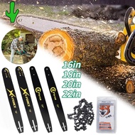 MESIN 16/18/20/22in Bar Chainsaw Maestro Bar Saw Machine Guide Bar Chainsaw Guide Bar Laser