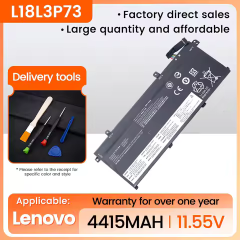 L18M3P73 L18L3P73 Laptop Battery For Lenovo ThinkPad T490 T495 P43S 02DL007 L18C3P72 L18M3P74 SB10T8