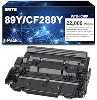 89Y CF289Y Black Toner Cartridge Extra High-Yield with Chip Replacement for HP 89X CF289X CF289YC fo