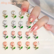 10pcs Nail Art Alloy Tulip 3D Nail Art Accessories Nail Art Sticker Tulip Nail Art Accessories