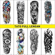 TATTOO ARTIST, tato full lengan tato tahan air tato temporer tahan