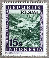 PW326-PERANGKO PRANGKO INDONESIA WINA 15A REPUBLIK RESMI