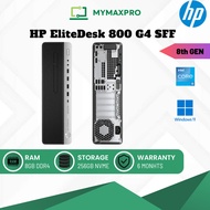 PC i5 HP EliteDesk 800 G4 SFF Intel Core i5 (8th Gen) / 8GB RAM / 256GB NVME / Win 11 Pro (Refurbish