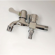 TWO WAY FAUCET BIB TAP WALL MOUNTED WATER TAP