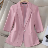 High-end Fashion Short Blazer Women 2024 Spring Goddess Fan Niche Blazer Women