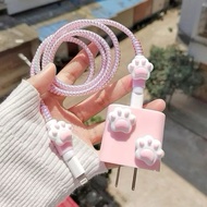 NEW!! 1 SET 5 PCS CABLE & CHARGER HEAD COVER PACKAGE OPPO 33W 67W 80W 100W CHARGER CASING