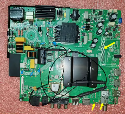 P150-2874V6.0 4K WiFi network TV motherboard 4 core 1.5G+8G working good Check the three specificati