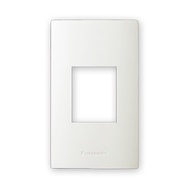Face for single 3-pin socket and MCB 2P Halumine