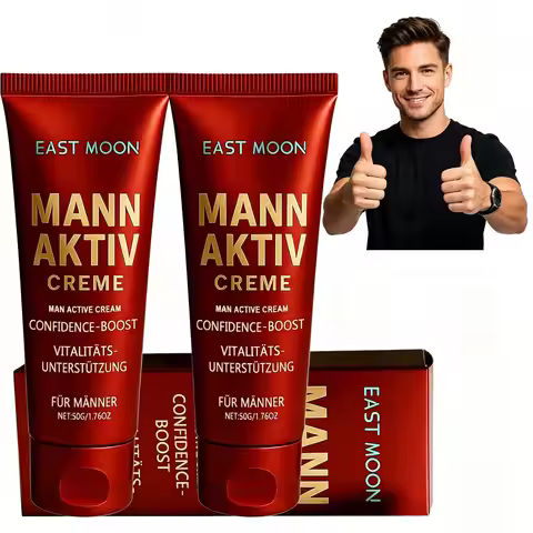 Mann Aktiv Creme 50g – Men’s Vitality & Moisturizing Cream, Daily Nourishing Body Lotion, Confidence