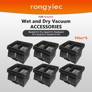 Rongyiec Replacement 6 HEPA Assembly Set for dreame H15 Pro Heat/H13 FlexReach/H13 Dual/H12 Dual/H12