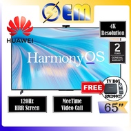 FREE TV BOX | 65" HUAWEI 120Hz HRR HarmonyOS Smart TV | MeeTime Video Call Anytime with Large Screen
