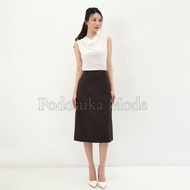 WOMEN'S WORK SKIRT 7/8 - BELOW-KNEE WORK SKIRT