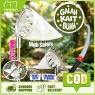 Telescopic Fruit picker Extendable fruit picker Pruning saw Galah kait buah 5m/7m/10m Telescopic sta