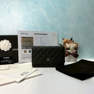 CHANEL WOC 黑金荔枝牛鏈帶包