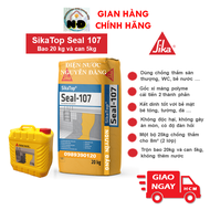 ( Đặt Trực Tiếp 860k ) SikaTop Seal 107 Vữa Chống Thấm Và Bảo Vệ Bao 20kg (Thành Phần 1) Sika Bột và