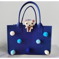 Cute Cartoon Felt Tote Beg