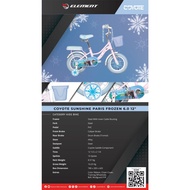 Coyote Sunshine Paris Frozen 6.0 Mini Bike for Girls by Element Bike