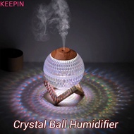 KEEPIN Colorful Night Light, Safety Protection Silent Humidification Crystal Ball Humidifier, Aesthe