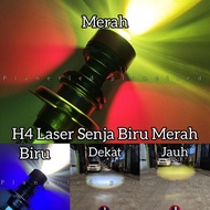MERAH H4 Dusk Headlight biru and Red Already Ac and Dc Super Bright White Yellow