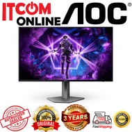 AOC 27'' GAMING OLED MONITOR (AG276QZD 2K) OLED/QHD/0.03MS/DPx2/HDMIx2/USB3.2x2/PIVOT/A/SPK/VESA/GS 