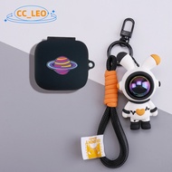 For Beats Powerbeats Pro 2 Case Cartoon Astronaut Keychain Silicone Soft Case Cute Crayola Pendant B