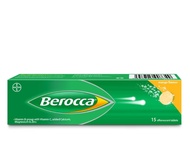 Berocca Vitamin C with B Complex 15s/30s/45s Effervescent Tablets Orange Mango