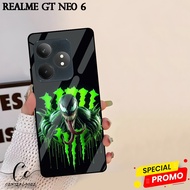 [DM40] Glossy Case REALME GT NEO 6 SE| REALME GT 6 | HD Pic Glitter Case with VENOM Motif | Premium 