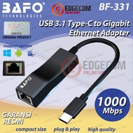 BAFO USB 3.1 TYPE C to Gigabit Ethernet Adapter 1000Mbps BF-331