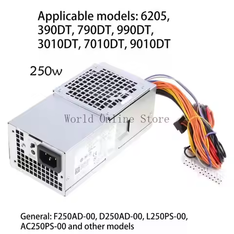 Power Supply Adapter For Dell H250AD-00 D250AD-00 L250PS-00 AC250PS-01 HU250AD00 87HC
