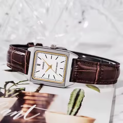 Casio LTP-V007L Series Ladies Light Luxury Quartz Watch Retro Casual Design Waterproof Pointer Scale