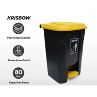 Krisbow Duskin 80 Liter Trash Can with pedal
