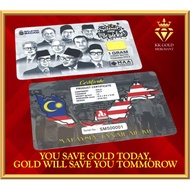 MAA Gold Bar 1g (999.9) 24K Merdeka Limited Edition PMX Malaysia